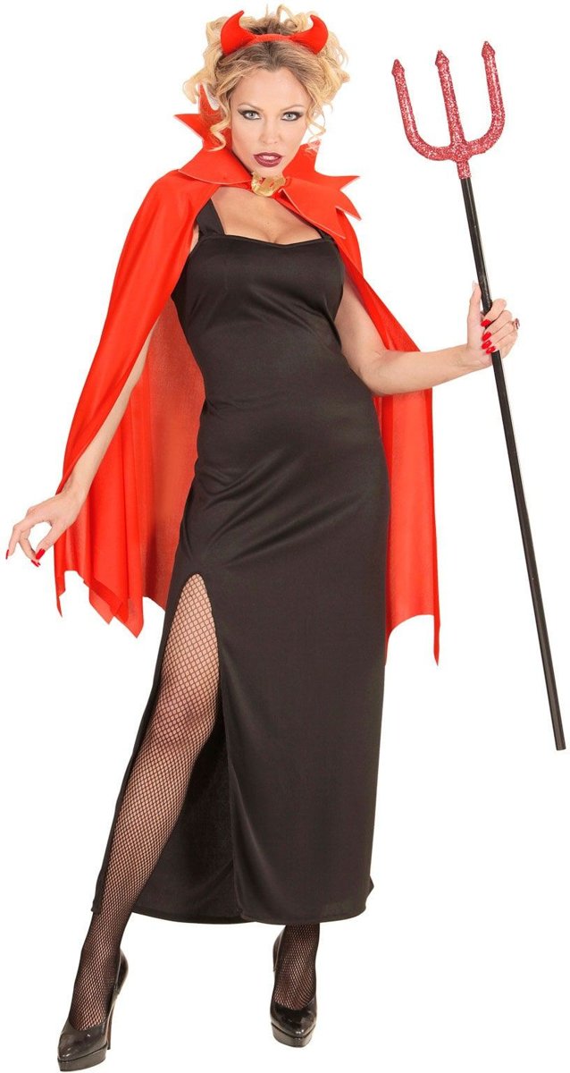 Duivel Kostuum | Markiezin Duivelse Dame | Vrouw | XL | Halloween | Verkleedkleding